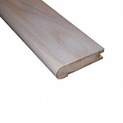 Prefinished Carriage House White Ash Hardwood 3/4 in thick x 3.125 in wide x 78 in Length Stair Nose